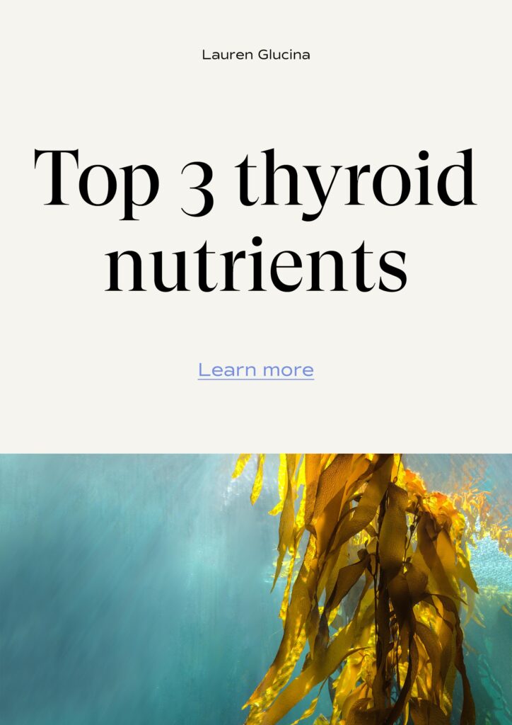 Among the many vitamins and minerals that contribute to thyroid function, three stand out for their critical roles: selenium, zinc, and iodine. Each of these nutrients plays a unique part in supporting thyroid health, from hormone production to antioxidant defence. Join us as we unpack the benefits of these essential nutrients and how to ensure you’re getting enough of them in your diet.

🥩 Selenium

The thyroid gland has the highest concentration of selenium in the body, highlighting its importance for thyroid hormone function.

Selenium is a vital component of deiodinase enzymes, which convert thyroxine (T4) into the more active form, triiodothyronine (T3), in the liver and gut.

Selenium is also part of selenoproteins, such as glutathione peroxidase and selenoprotein P. These enzymes help neutralize hydrogen peroxide, a potent oxidizing agent produced in the body, thereby protecting the thyroid gland from oxidative damage.

Selenium plays a protective role against thyroid autoimmunity by enhancing the activity of regulatory T cells (Treg cells), which help suppress excessive immune responses that could harm the thyroid.

Research indicates that selenium supplementation may help lower both thyroid antibodies and thyroid-stimulating hormone (TSH) levels, contributing to improved thyroid health [Source].

Soils in New Zealand are naturally low in selenium, which heightens the risk of deficiency among the population. Recently, there has been an initiative to import high-selenium wheat to help mitigate this issue[Source]

Good dietary sources of selenium include Brazil nuts (2 nuts a day is adequate), seafood, meat, poultry, mushrooms, eggs, and certain cereal grains [Source].

🦪 Zinc 

Zinc is an essential mineral with antioxidant and anti-inflammatory properties, helping to protect the thyroid gland from damage.

Zinc is necessary for the proper functioning of deiodinase enzymes, which convert the inactive hormone thyroxine (T4) into the active hormone triiodothyronine (T3).

A deficiency in zinc can inhibit the production of thyrotropin-releasing hormone (TRH), which is critical for regulating thyroid function. TRH acts as the “top boss,” signalling the pituitary gland to release thyroid-stimulating hormone (TSH), which instructs the thyroid gland to produce hormones. Reduced TRH levels can consequently lead to lower thyroid hormone levels [Source].

In addition to supporting hormone conversion, zinc facilitates the effective uptake and utilization of thyroid hormones by cells. If cells cannot absorb thyroid hormones properly, even normal levels of T4 and T3 may not exert their full effects.

Zinc is necessary for the production of thyroid hormones, and a deficiency can lead to hypothyroidism. Conversely, hypothyroidism can exacerbate zinc deficiency, likely due to impaired absorption in the gut.

Good dietary sources of zinc include oysters (the richest source), mussels, crab, beef, chicken, chickpeas, pumpkin seeds, peanuts, and dairy products [Source].

🍙 Iodine 

The thyroid gland contains 70-80% of the body’s total iodine content, underscoring its importance in thyroid function.

Thyroid cells absorb iodine from dietary sources and use it, along with the amino acid tyrosine, to produce thyroid hormones.

Both iodine deficiency and excess can lead to similar symptoms, including goitre (enlarged thyroid gland), thyroid nodules, elevated TSH levels, and hypothyroidism. The condition of hypothyroidism resulting from excess iodine is known as the Wolff-Chaikoff effect.

Beyond its role in thyroid health, iodine is also crucial for breast and ovarian health, as well as pregnancy and fetal development.

New Zealand soils have low iodine levels. Historically, dairy products provided a significant source of iodine, as iodine was used as an antibacterial agent to sanitize milking equipment, which subsequently entered the food supply. However, this practice was replaced by chlorine sanitizers in the 1990s. To mitigate the risk of iodine deficiency, mandatory iodine fortification of bread was introduced in 2009, with the exception of organic breads [Source].

Good dietary sources of iodine include seaweed, seafood, and iodized salt. I love Ceres roasted seaweed snacks, which contain 170ug iodine per individual packet (daily needs, sorted). I also really love Pacific Harvest brand for their seaweeds, salts and seasonings.

Hope that helps! If you'd like to discuss your thyroid health in more detail, feel free to book a consult with me here.

Till next time,
Lauren.